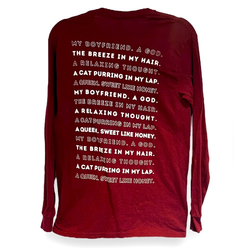 Taylor Swift Limited Editon Ray’s Bar “Karma” Lyrics Long Sleeve Shirt